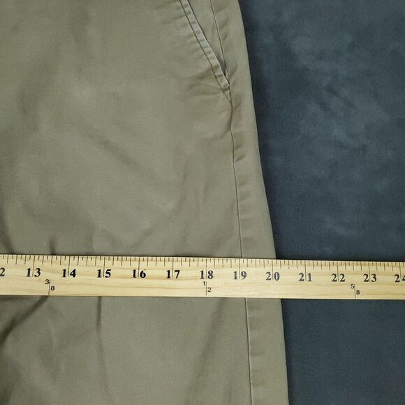 Banana Republic Pants Mens 35x27 Khaki Mason Chino Straight Fit Casual Fall 18 - Picture 9 of 16
